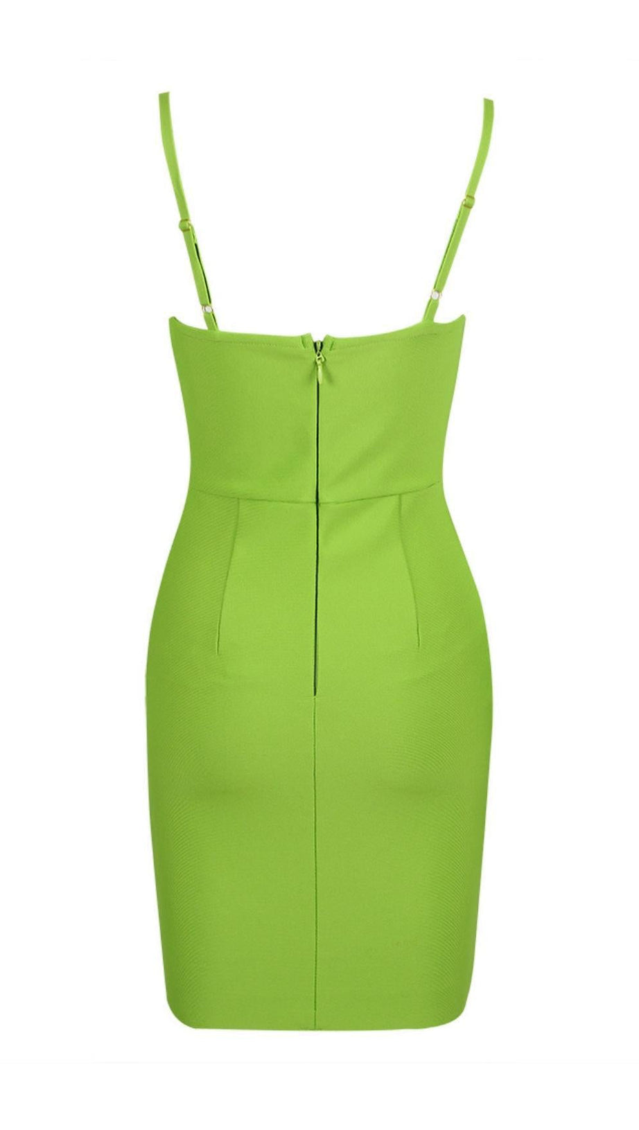 BANDAG MINI DRESS IN GREEN