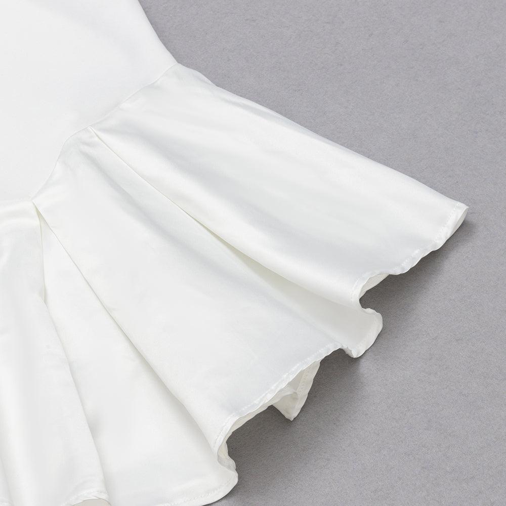AIIZIE SPLICING LONG SLEEVES MIDI DRESS - product image