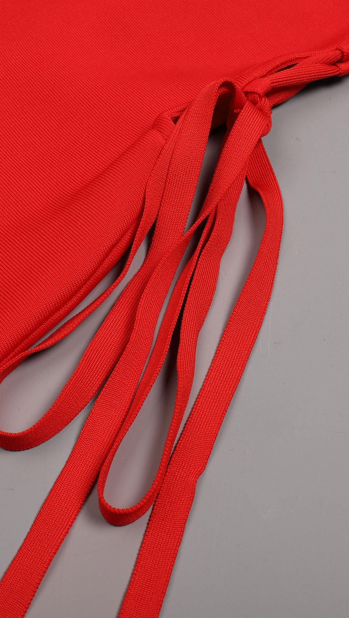 ONE SHOULDER RUCHED MINI DRESS IN RED