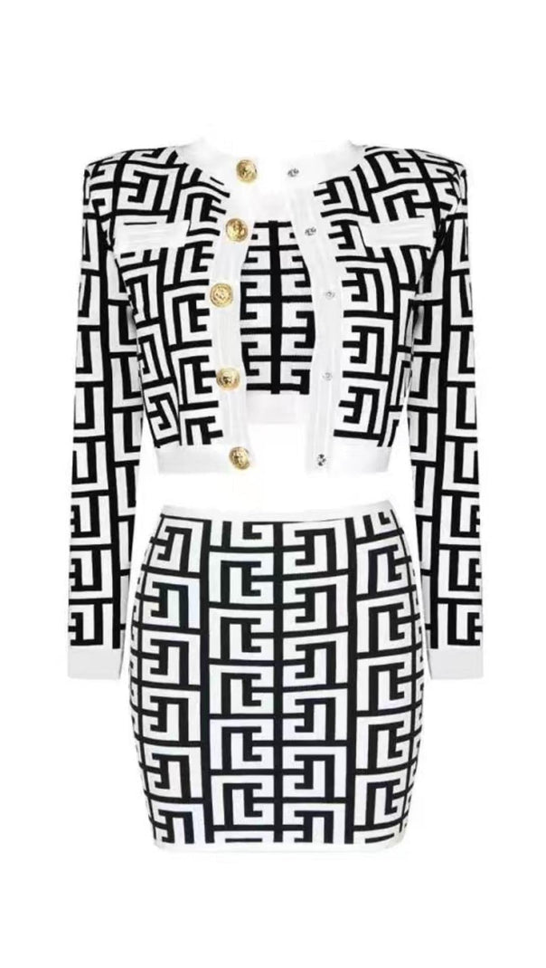 AIIZIE PATTERN TWO PIECE SET - product image