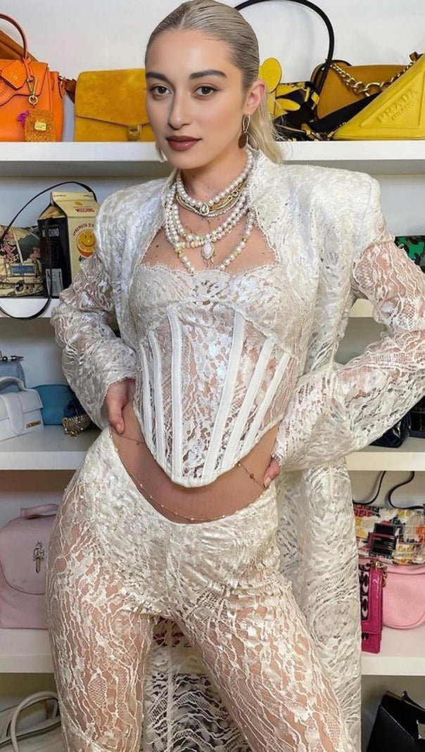 AIIZIE LACE STRAP TWO PIECE SET - product image