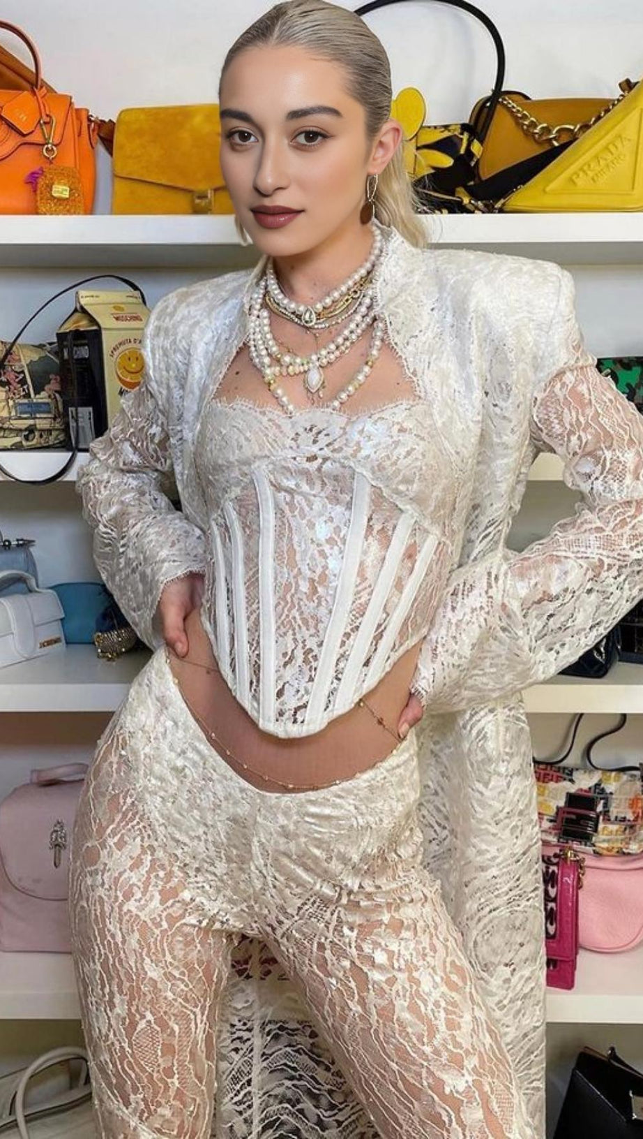 LACE STRAP TWO PIECE SET