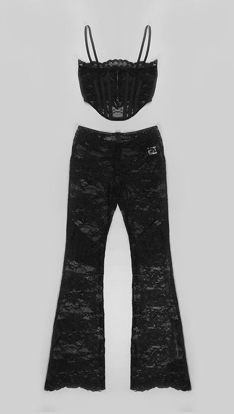 LACE STRAP TWO PIECE SET