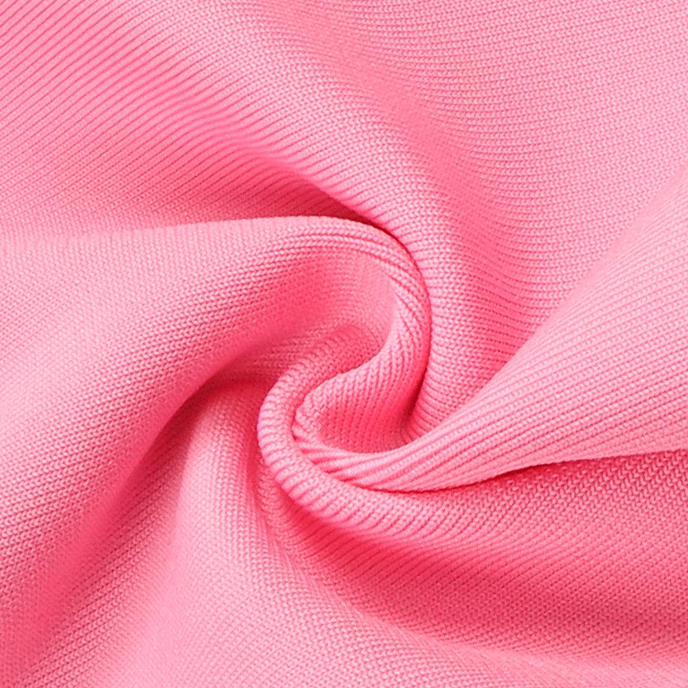 AIIZIE STRAPLESS CUT OUT MAXI DRESS IN PINK - product image