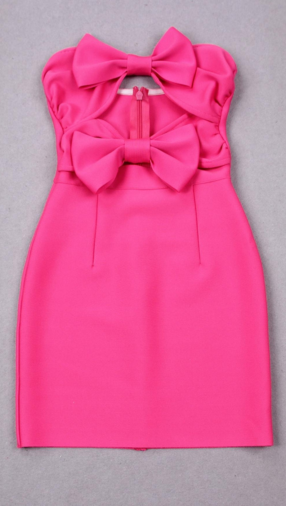 CUT OUT STRAP MINI DRESS IN PINK