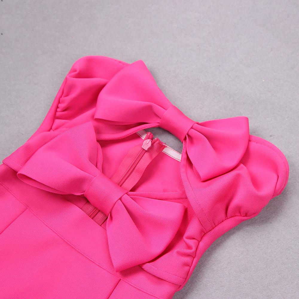 AIIZIE CUT OUT STRAP MINI DRESS IN PINK - product image
