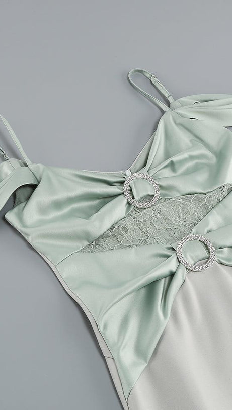 CUT OUT STRAP MAXI DRESS