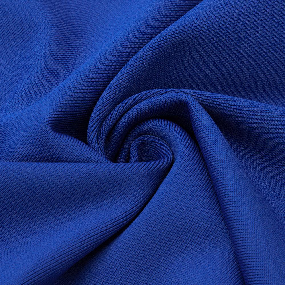 AIIZIE LONG SLEEVES STRAPLESS MIDI DRESS IN BLUE - product image