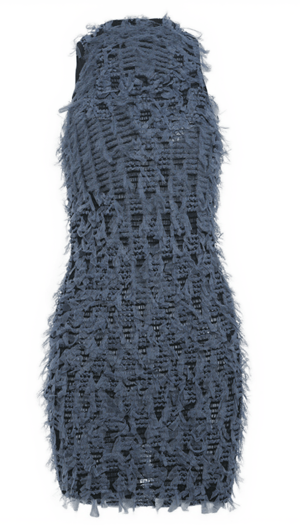 AIIZIE ARLO HIGH NECK HOLLOW MINI DRESS - product image