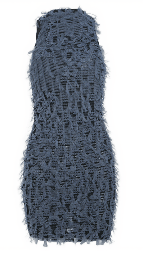 ARLO HIGH NECK HOLLOW MINI DRESS