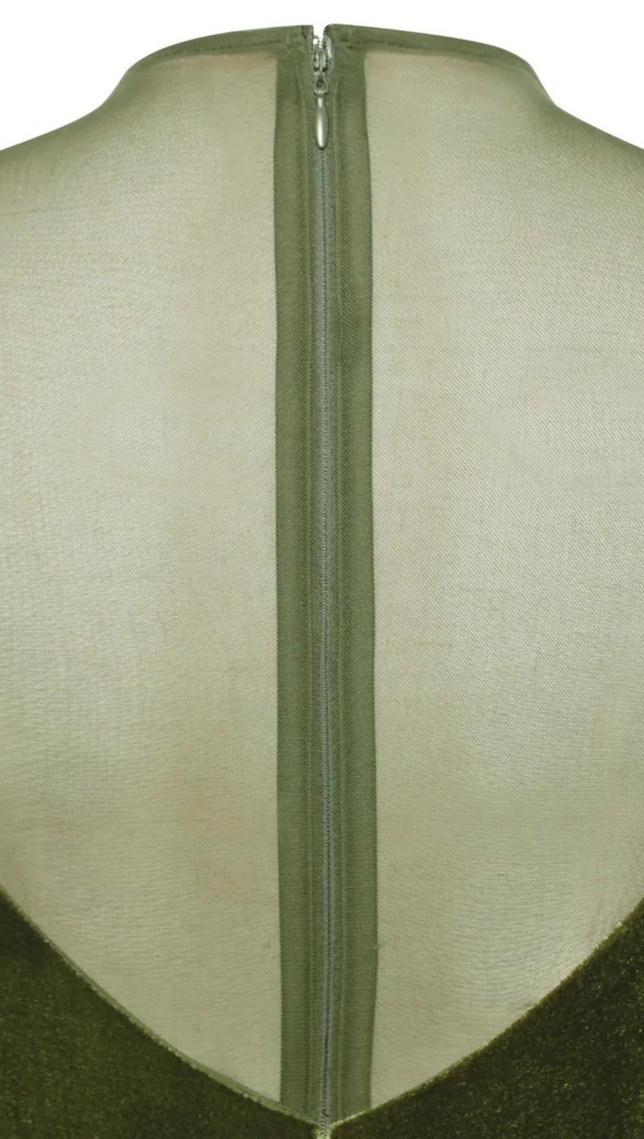 LANGÄRMELIGES MAXIKLEID AUS SPITZE