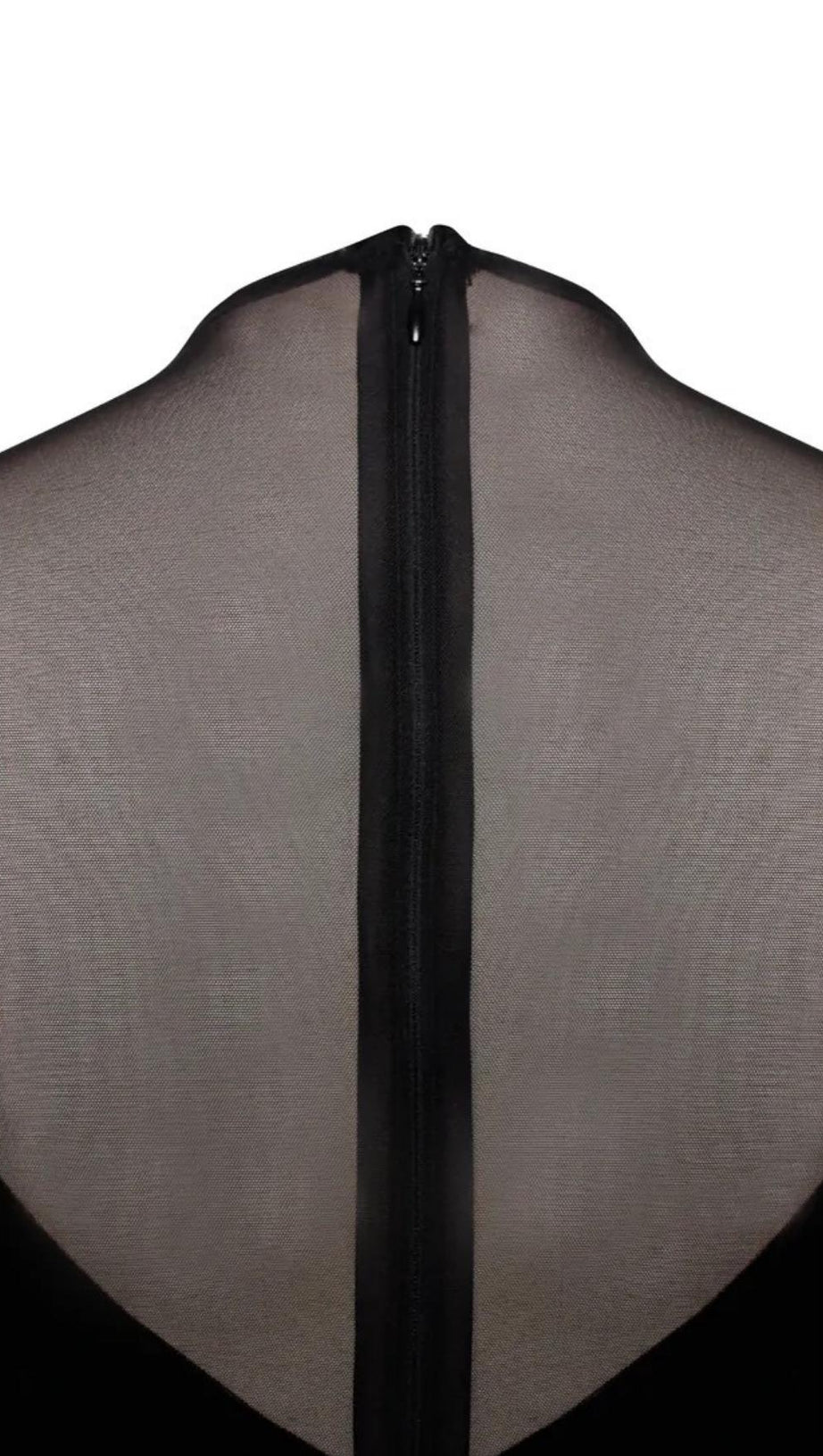 LANGÄRMELIGES MAXIKLEID AUS SPITZE