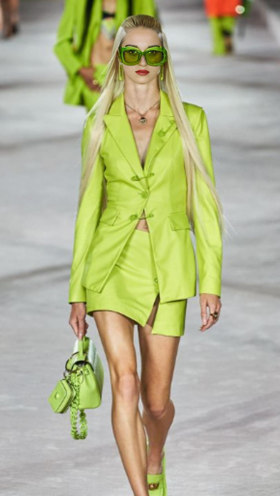 LONG SLEEVES V NECK TWO PIECE SET