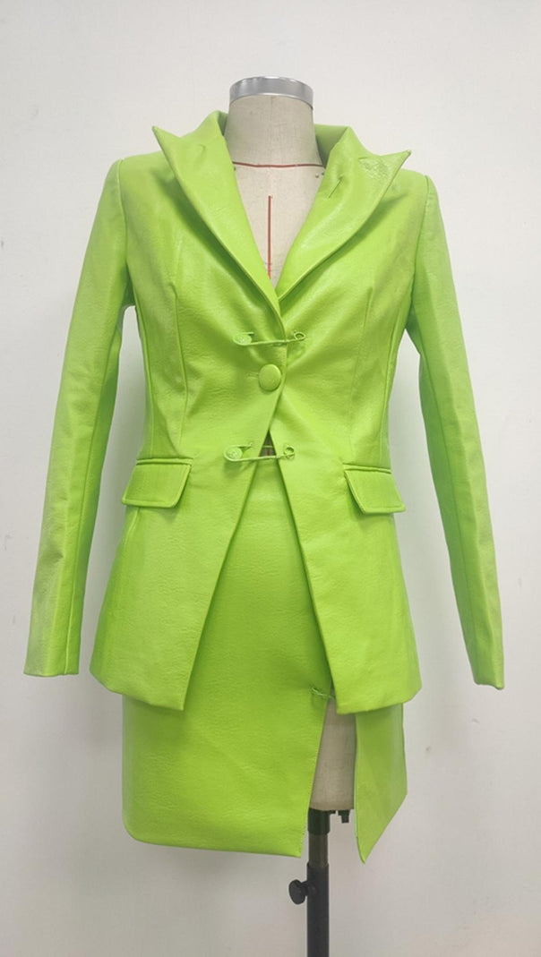 AIIZIE LONG SLEEVES V NECK TWO PIECE SET - product image