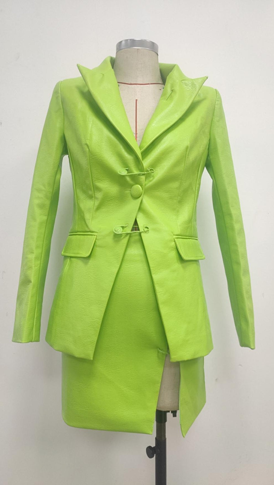 LONG SLEEVES V NECK TWO PIECE SET