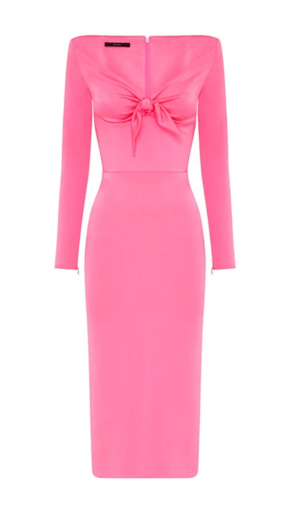 PINK MIDIKLEID MIT BANDAGE UND SCHLEIFE