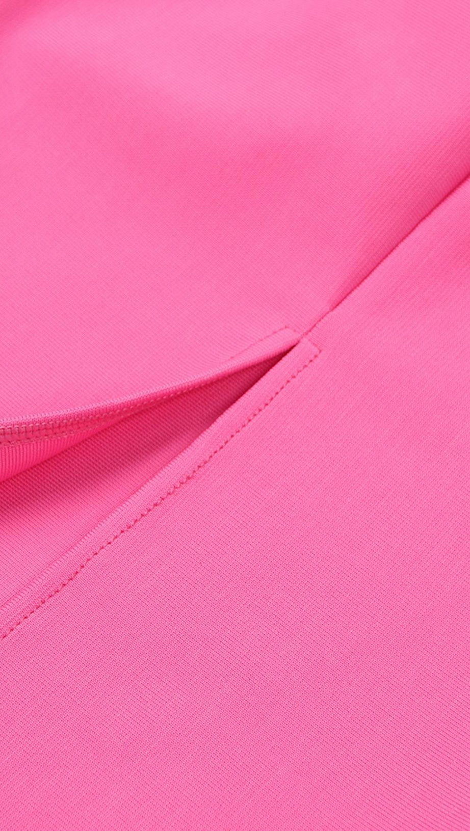 PINK BOW BANDAGE MIDI DRESS