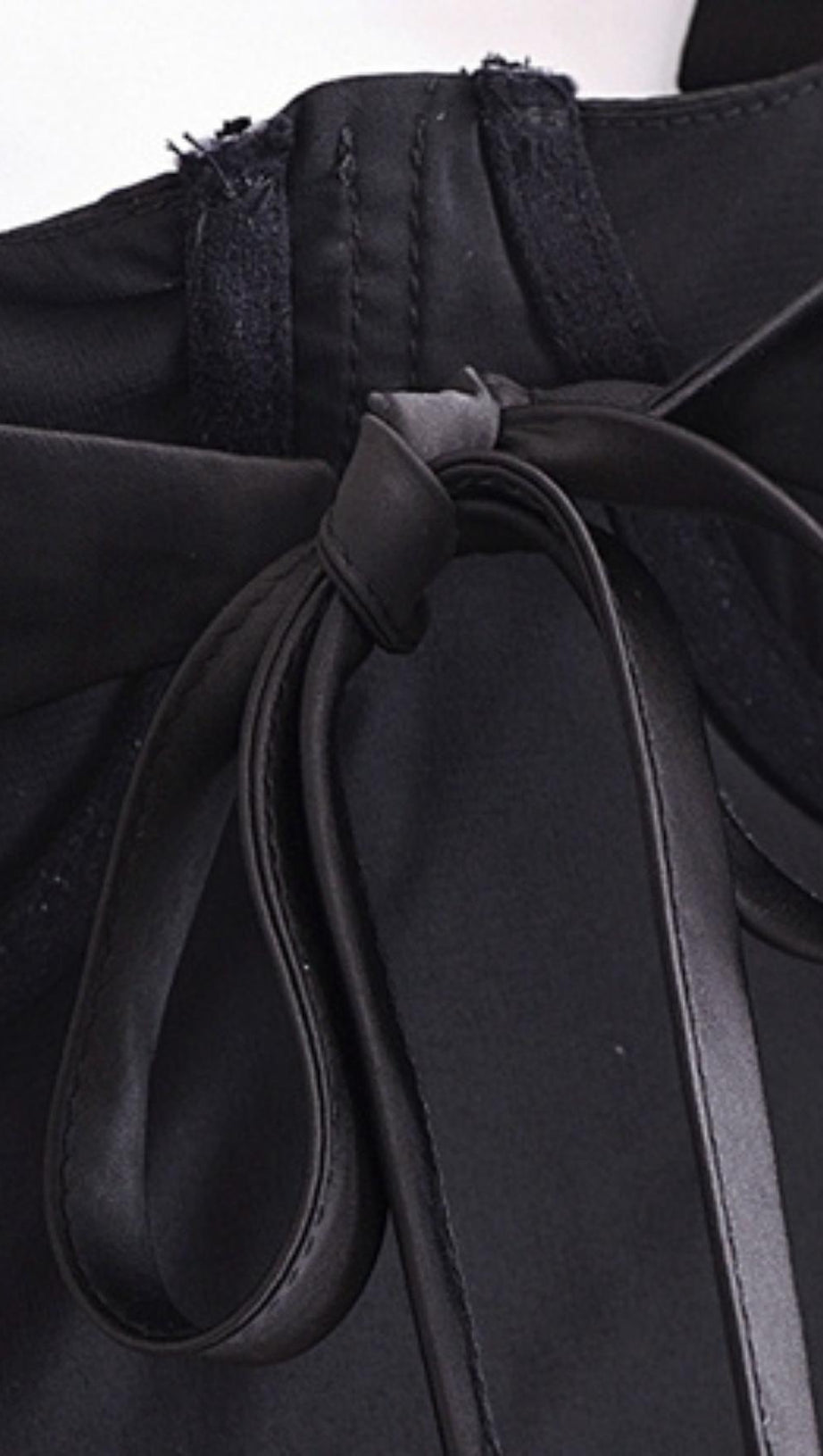 BANDAGE SLEEVELESS MINI DRESS IN BLACK