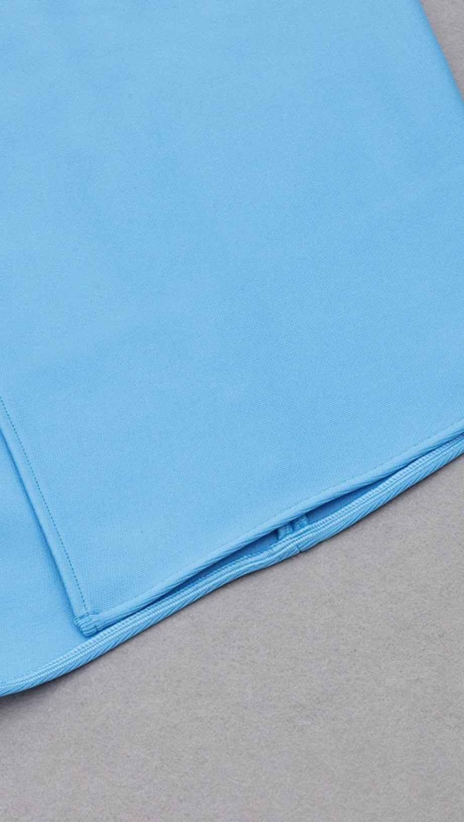 ONE SHOULDER BODYCON MIDI DRESS IN BLUE