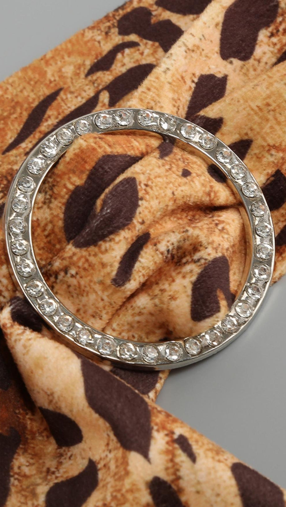 V NECK LEOPARD MINI DRESS