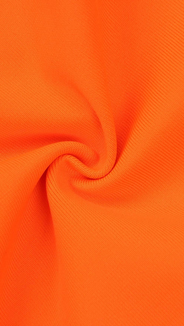 AIIZIE BANDAGE MIDI DRESS IN ORANGE - product image