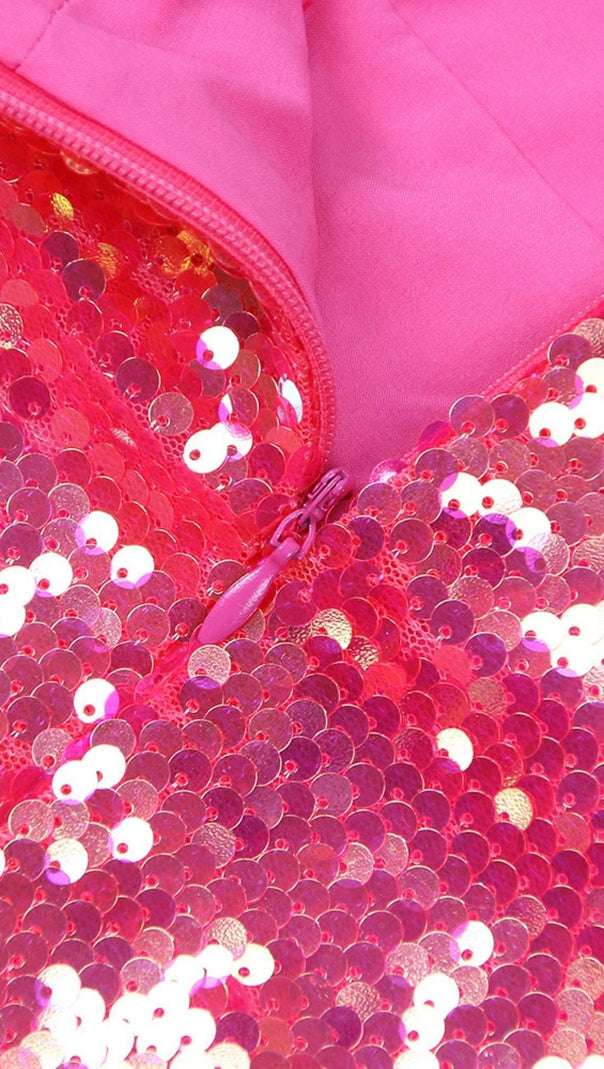 AIIZIE SEQUIN FEATHER MINI SKIRT - product image