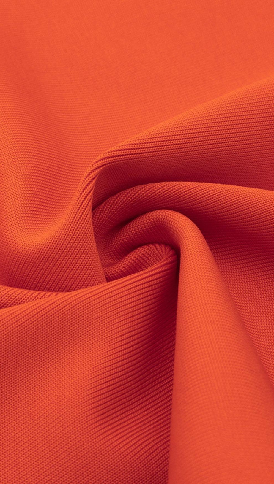 ABITO MIDI A MANICHE LUNGHE CON TAGLIO ROSSO