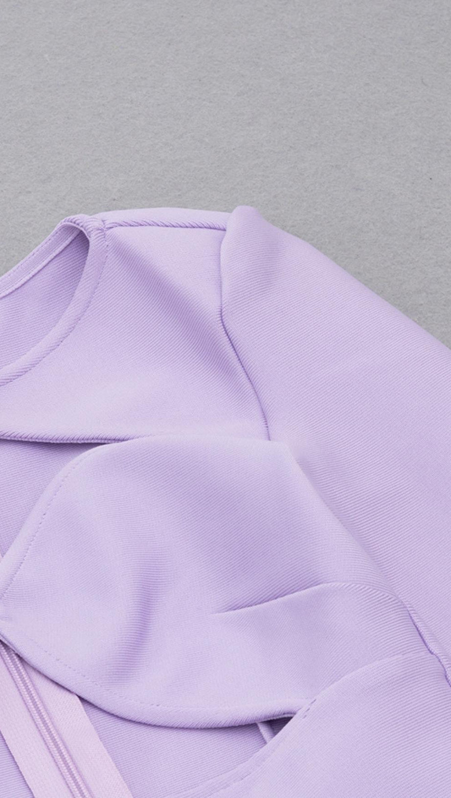 LONG SLEEVES CUT OUT MIDI DRESS IN PURPLE