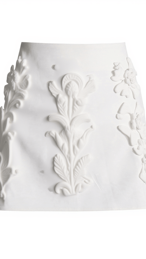 AIIZIE CRAMMER FLOWER EMBELLISHED SKIRT - product image