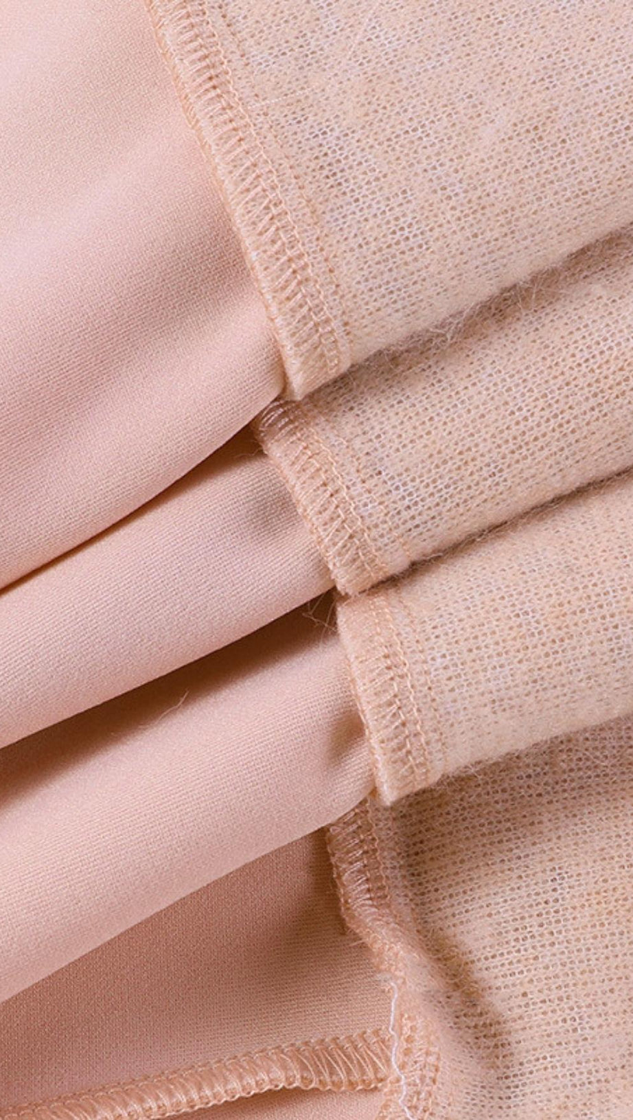 ABITO MIDI ADERENTE CON PIUME