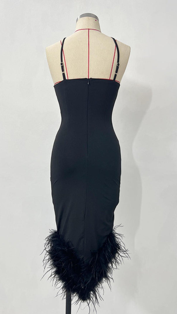 AIIZIE BANDAGE BACKLESS MAXI DRESS IN VERDE - product image
