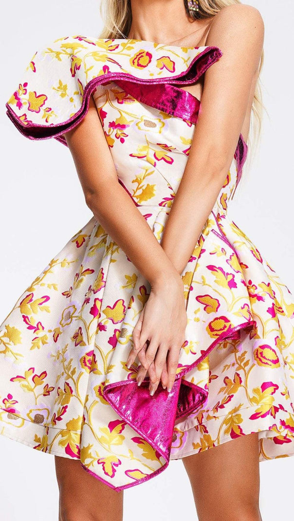 AIIZIE JACQUARD MINI DRESS - product image