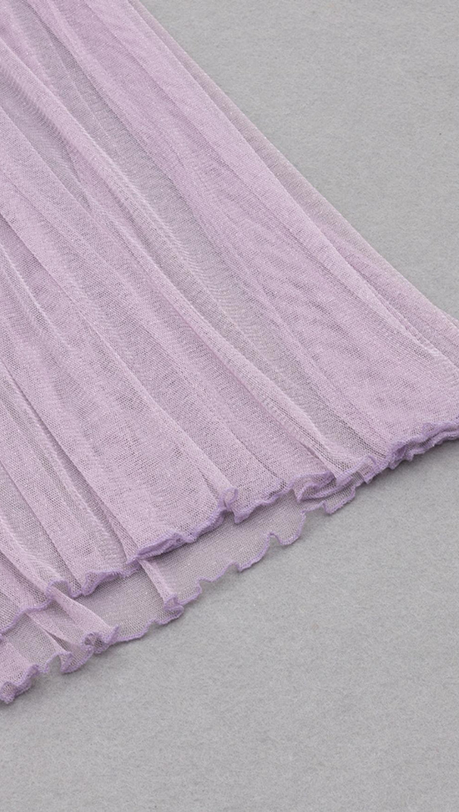 GAUZE BANDAGE MINI DRESS IN PURPLE