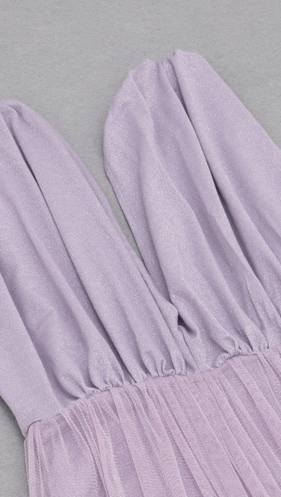 GAUZE BANDAGE MINI DRESS IN PURPLE