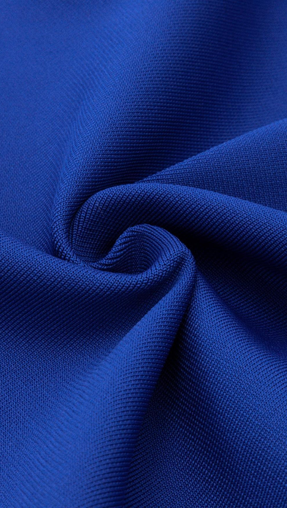 HALTER BACKLESS MIDI DRESS IN BLUE