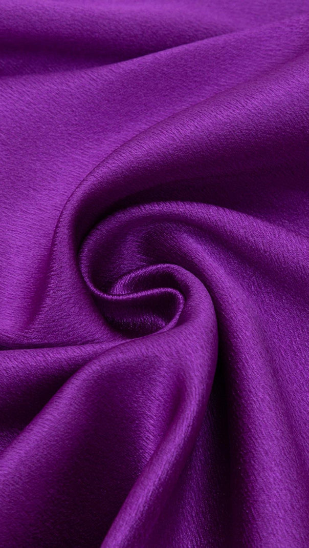 AIIZIE ONE SHOULDER BODYCON MIDI DRESS IN PURPLE - product image