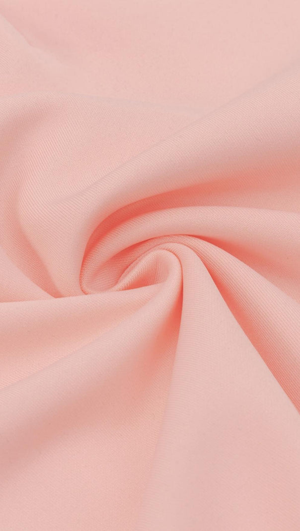 AIIZIE ONE SHOULDER BODYCON MIDI DRESS IN PINK - product image