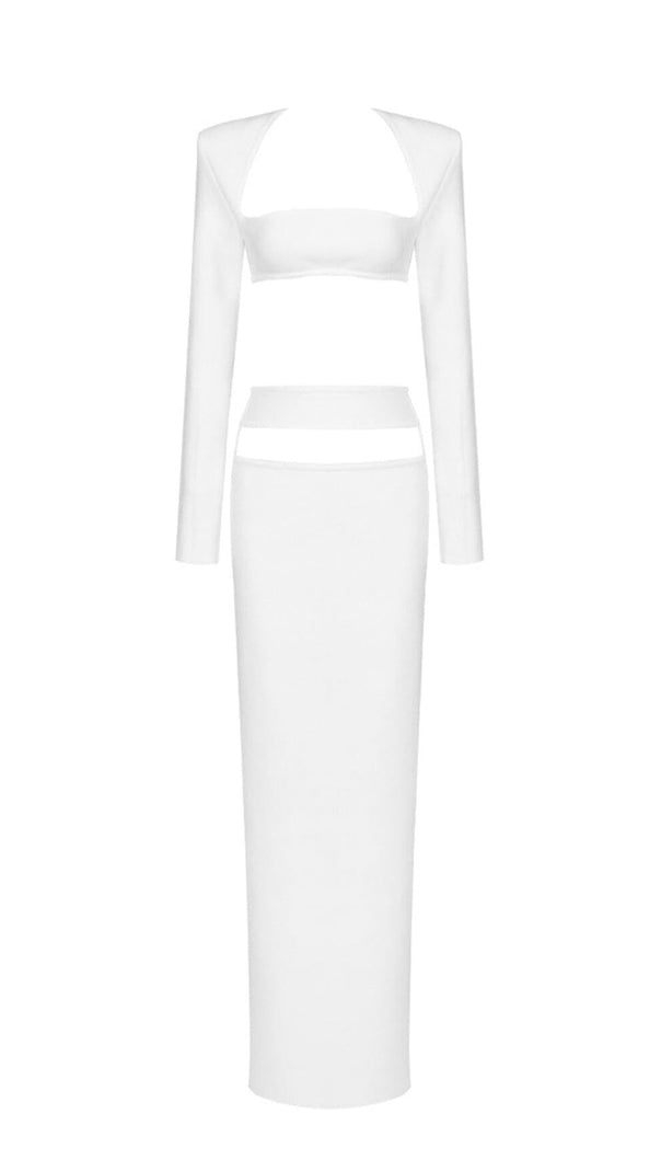 AIIZIE WHITE TWO PIECES BANDAGE SET - product image