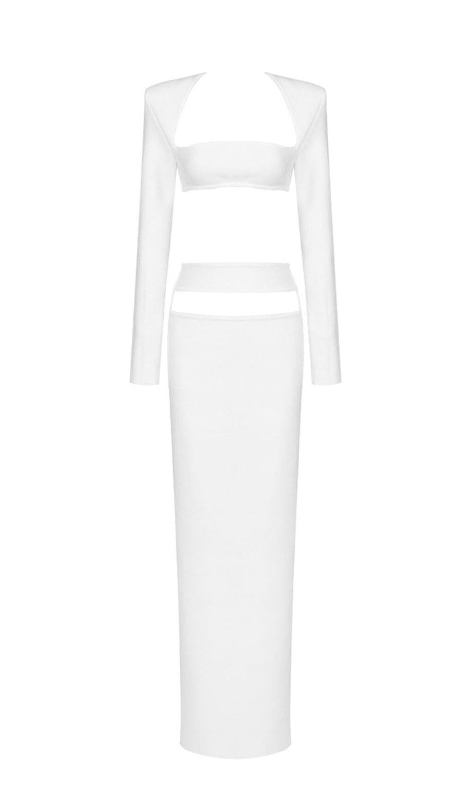 WHITE TWO PIECES BANDAGE SET