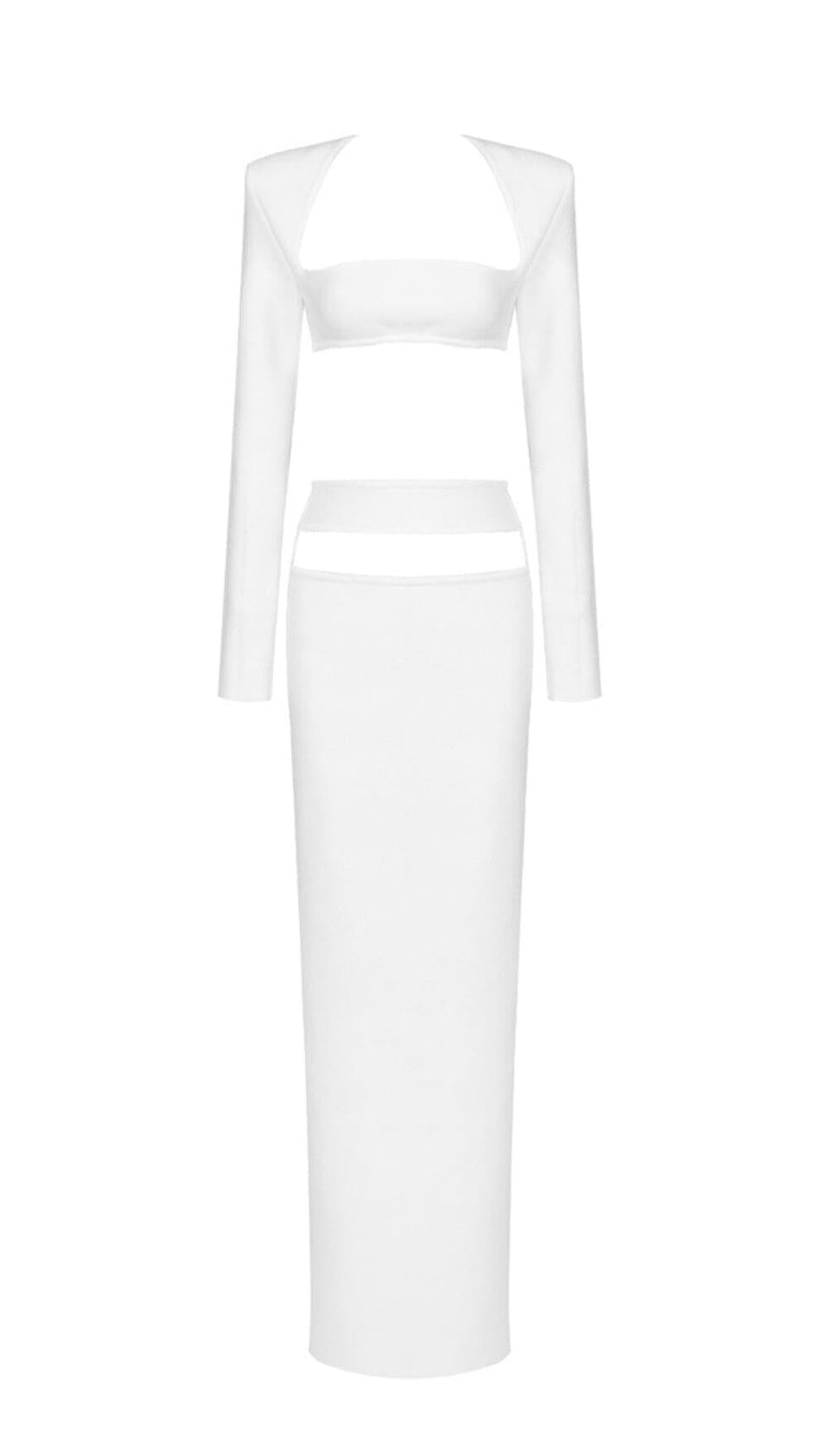 WHITE TWO PIECES BANDAGE SET