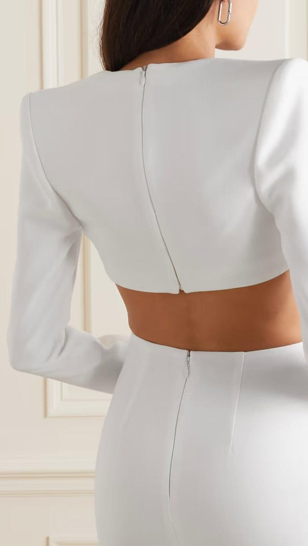 AIIZIE WHITE TWO PIECES BANDAGE SET - product image