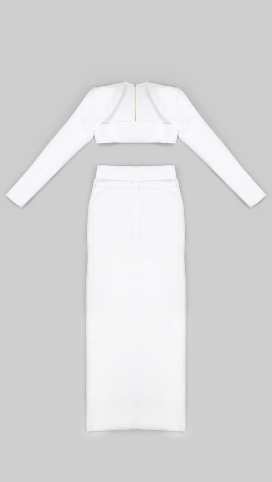 WHITE TWO PIECES BANDAGE SET