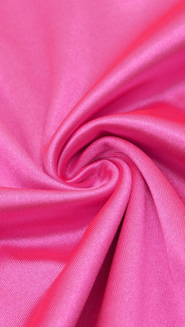 AIIZIE STRAPLESS LONG SLEEVE MIDI DRESS IN ROSE - product image