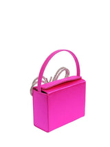 Fia Crystal Butterfly Clutch In Hot Pink