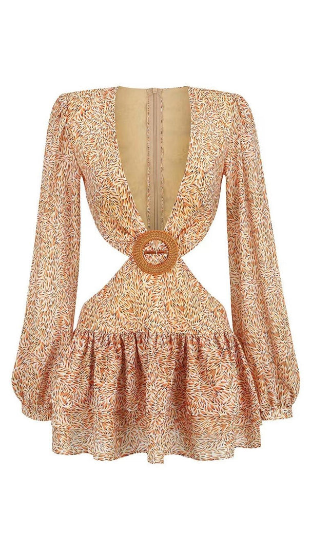 AIIZIE CABLE PRINTED MINI DRESS - product image