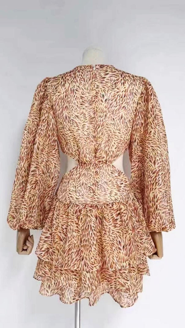 AIIZIE CABLE PRINTED MINI DRESS - product image