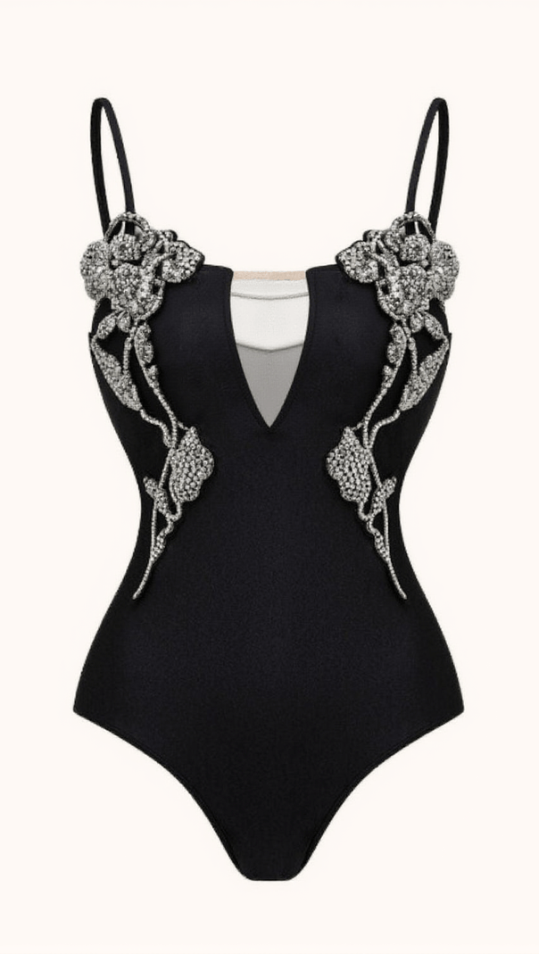 AIIZIE TANYA CRYSTAL ONE PIECE SWIMSUIT - product image