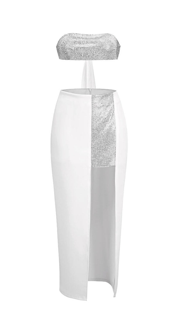 AIIZIE STRAPLESS CRYSTAL TWO PIECE SET - product image