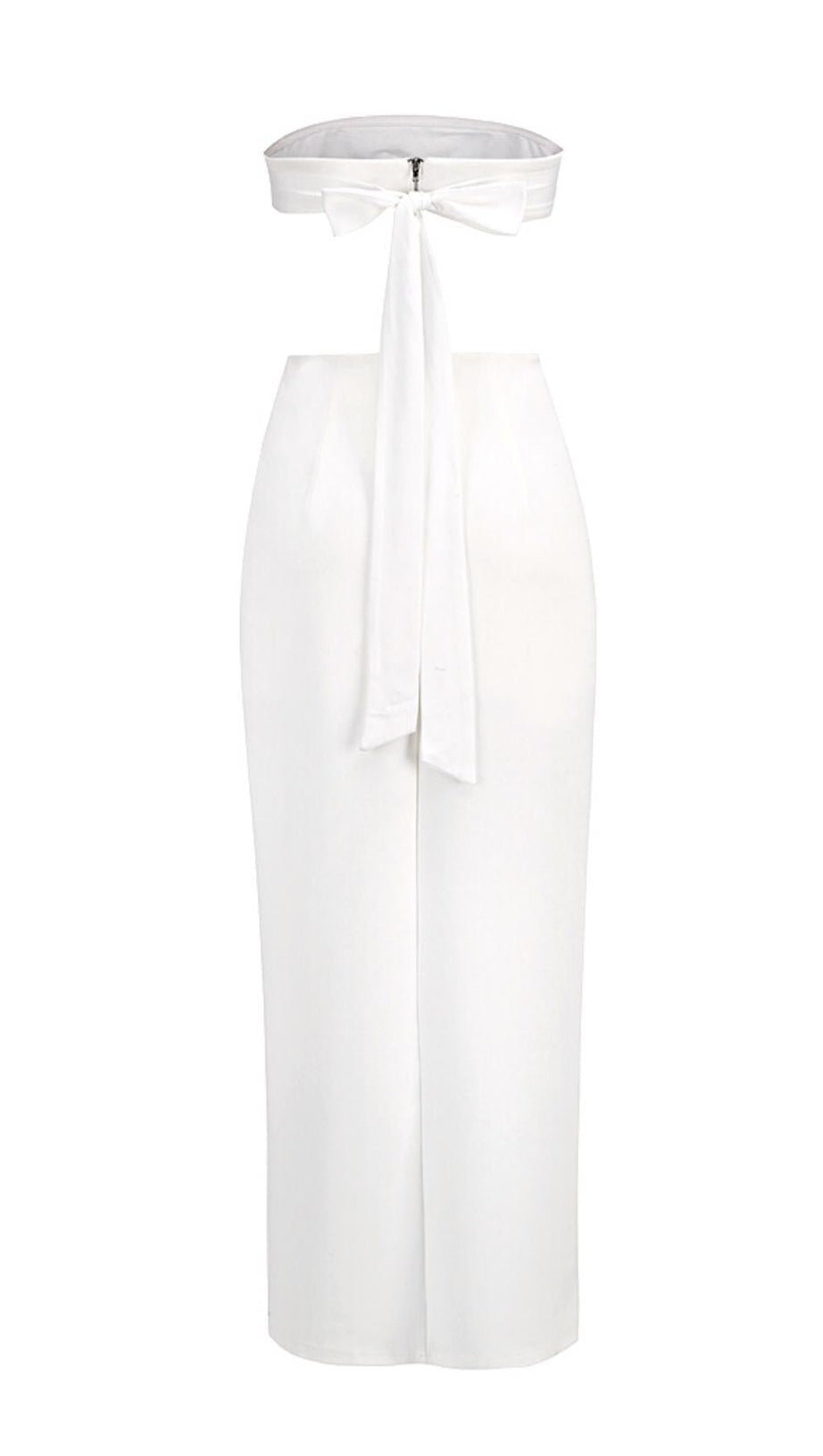 SET DUE PEZZI CON CRISTALLI SENZA SPALLINE