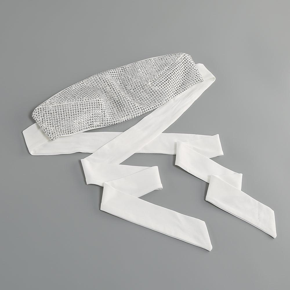 AIIZIE STRAPLESS CRYSTAL TWO PIECE SET - product image